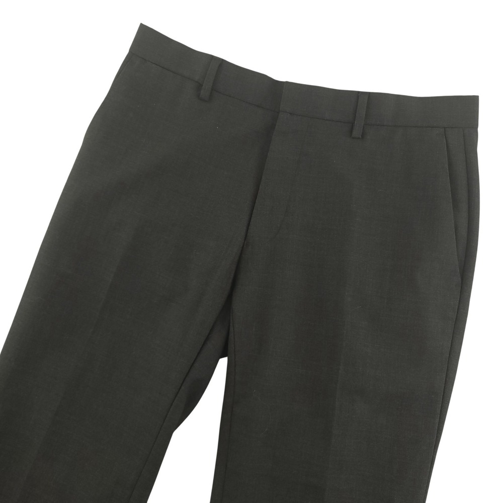 Banana Republic Dress Pants Mens 30x30 Gray Wool Tailored Slim Fit Formal